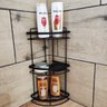 Porta Shampoo Triplo Multiuso Suporte Para Shampoo Preto Fosco Maragogi Schmitt - 5