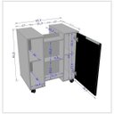 Ver imagem 4 de Gabinete Para Banheiro Geel Branco