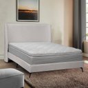 Ver imagem 3 de Kit Cabeceira e Base Cama Box Orgânica Montreal 164x215cm Queen Size Bouclê - Sofa Store:bouclê Cinz