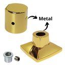 Ver mais imagens de Acabamento Registro Metal C-44 Padrão Base Deca Dourado
