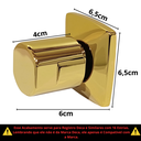 Ver imagem 2 de Acabamento Registro Metal C-44 Padrão Base Deca Dourado