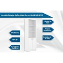 Ver imagem 2 de Estante Livreiro Solteiro Me4110 C- 2 Portas e 3 Prateleiras Branco - Tecno Mobili