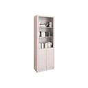 Ver imagem 1 de Estante Livreiro Solteiro Me4110 C- 2 Portas e 3 Prateleiras Branco - Tecno Mobili