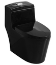 Ver imagem 1 de Vaso Sanitário Preto Monobloco Harmony Vaso Sanitário 8016B