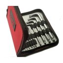 Ver imagem 2 de Jogo de Chaves Hexagonais Allen e Torx 18 Peças Cr-V 123149 MTX