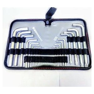 Jogo de Chaves Hexagonais Allen e Torx 18 Peças Cr-V 123149 MTX