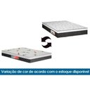 Ver imagem 2 de Cama Box Baú Queen: Colchão Ortopédico Plumatex Falcon Ultra Firme + Base Crc Suede Clean (