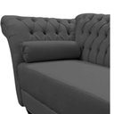 Ver imagem 5 de Recamier Decorativo Divã Styllus Lado Direito Suede Cinza