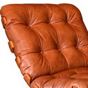 Ver imagem 4 de Poltrona Decorativa Laura 65cm Couro Caramelo - Sallar Home