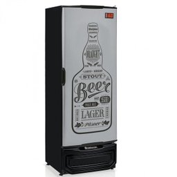 Refrigerador Vertical Cervejeira 410L Porta Cega 127V Tipo Inox Gelopar - 1