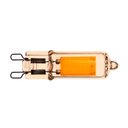 Ver imagem 1 de Lampada Led Decorativa Luz Ambar Iluminaçao Decoraçao Retro G9 Quente