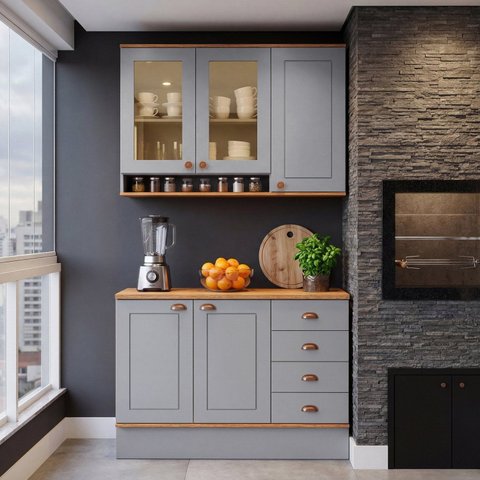 Cozinha Modulada 3 Peças Aspen