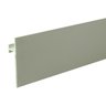 Rodapé Invertido Vytis em Aluminio com Aba para LED 62mm x 13mm - Homeney Branco - 2