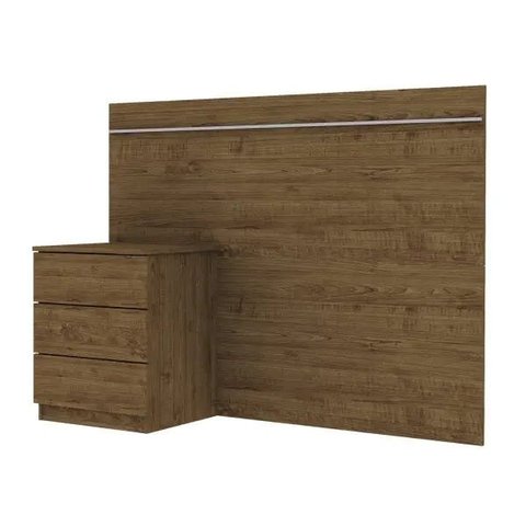 Cabeceira Solteiro com Mesa de Apoio Veronna Tcil Móveis