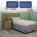 Ver imagem 3 de Cabeceira Solteiro com Mesa de Apoio Veronna Tcil Móveis