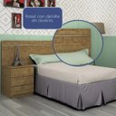 Ver imagem 4 de Cabeceira Solteiro com Mesa de Apoio Veronna Tcil Móveis