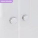 Ver imagem 5 de Quarto de Bebê Completo Bala de Menta 3 Portas 7 Gavetas Rústico/branco - Henn