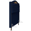 Ver imagem 6 de Cabeceira Cama Box Casal Queen 160cm Imperial J02 Suede Azul - Mpozenato
