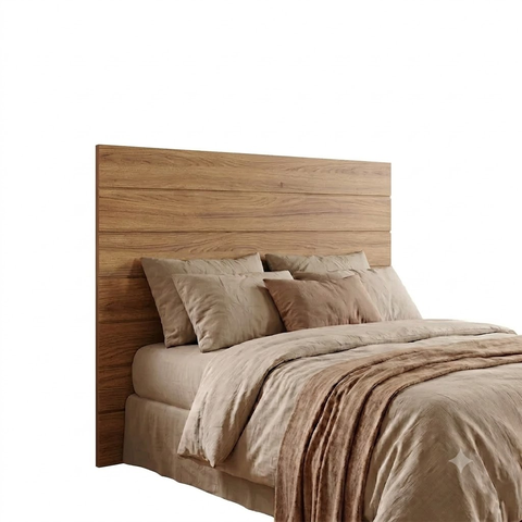 Cabeceira Cama Queen Lambri Painel MDF Modular 3M 168x90cm:Marrom