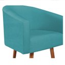 Ver imagem 5 de Poltrona Decorativa Sala de Estar Recepção Luiza Pés Palito Suede - Doce Sonho Móveis POLTRONAS POLT