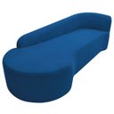 Ver imagem 4 de Kit Divã Recamier Orgânico França 250cm Lado Esquerdo e Poltrona Amore Linho