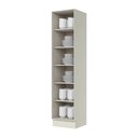 Ver imagem 2 de Cristaleira 01 Porta com Vidro Rreflecta 50cm C666 Fineze Duna Cristal - Henn