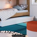 Ver imagem 2 de Cama Auxiliar Infantil para Colchão 78x188cm Infix C06 Branco - Mpozenato