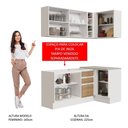 Ver imagem 7 de Cozinha Completa 269001 Com Armário E Balcão Branco/Rustic