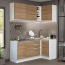 Ver imagem 1 de Cozinha Completa 269001 Com Armário E Balcão Branco/Rustic