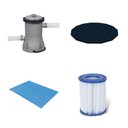 Ver imagem 1 de Kit Filtro 1.250 Litros/Hora + Capa 305 Estrutural + Forro Bestway - 220V