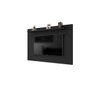 Conjunto Rack com Painel para TV até 50 Polegadas com Pés de Aço Kenzo Preto Fosco - 3