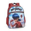 Ver imagem 2 de Mochila + Pasta Ganhe Canetinhas Miraculous Ladybug Pacific - Vermelho