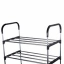 Ver imagem 3 de Sapateira Rack Organizador Sapatos Tenis Calçados Multiuso Prateleiras Desmontavel 3 Andares
