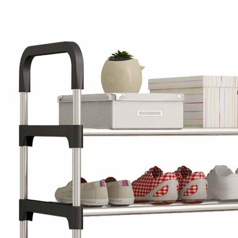 Sapateira Rack Organizador Sapatos Tenis Calçados Multiuso Prateleiras Desmontavel 3 Andares