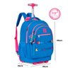 Kit Mochila Estojo e Lancheira Soft Texturizado com Matelassê Personalizado - 2