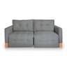 Sofá Cama 2 Lugares Casal, Retrátil e Reclinável 1,40M de Largura, Linhares Cinza, Max Compact - 5