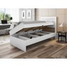 Cama Solteiro Baú Larissa Branca - 1