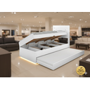 Ver imagem 1 de Cama Solteiro Baú com Auxiliar Larissa - Funcinal Prática - Branca