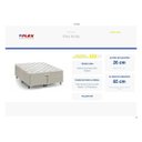Ver imagem 2 de Colchão Solteiro Flex do Brasil , Pillow Top, Molas Lfk 88x188cm - Avila - Flex