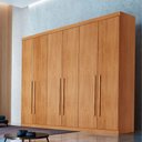 Ver imagem 2 de Guarda Roupa Casal Encanto 100 Mdf 6 Portas e 4 Gavetas Rufato