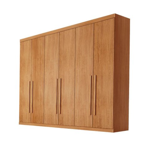 Guarda Roupa Casal Encanto 100 Mdf 6 Portas e 4 Gavetas Rufato