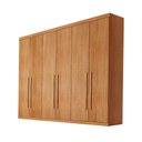 Ver imagem 1 de Guarda Roupa Casal Encanto 100 Mdf 6 Portas e 4 Gavetas Rufato