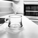 Ver imagem 2 de Jogo 12 Xícarasde Café Caneca Vidro Robusta Lisa 85ml em Casa Tem