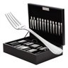 Faqueiro 130 Peças Inox com Estojo de Madeira Geneve Wolff Rojemac - 1