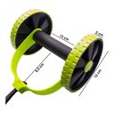 Ver imagem 4 de Revoflex Xtreme Elastico Roda Exercicio Musculacao Abdominal