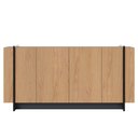 Ver imagem 2 de Aparador Buffet para Sala de Jantar 4 Portas 160cm Puerto C04 Freijó Preto Fosco - Lyam Decor