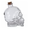 Garrafa Caveira Vidro Rock Bar Shot Dose com Rolha 750ml - 2