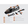 Aspirador de Pó Automotivo Portátil 12V Pó Água 80W 3 Metros - 6