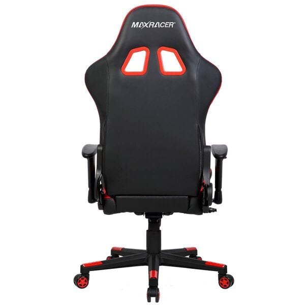 Cadeira Gamer MaxRacer Aggressive Vermelha Reclina 180 graus - 4