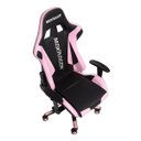 Ver imagem 4 de Cadeira Gamer Maxracer Skilled Rosa Reclina 180 Graus